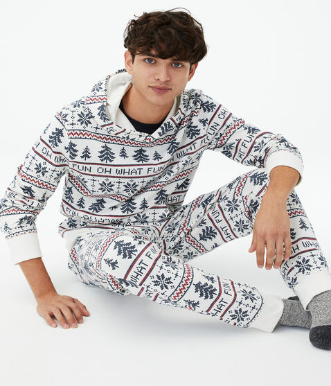 Oh What Fun Fair Isle Pullover Hoodie