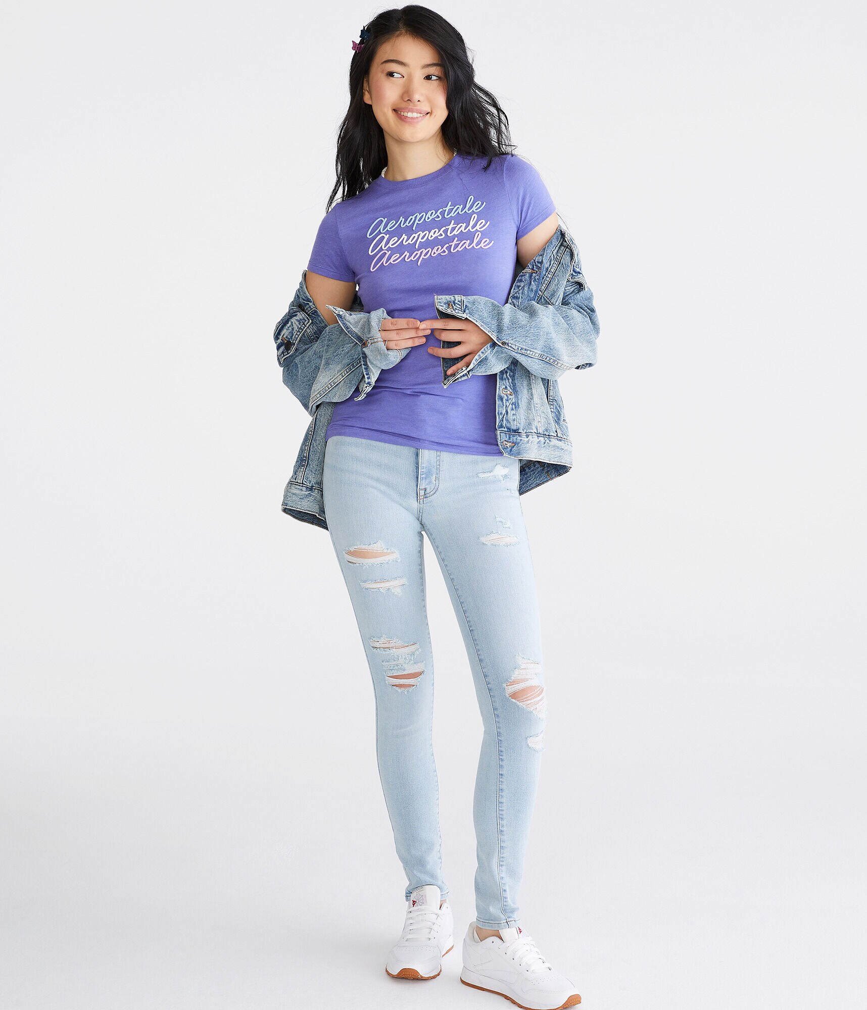 Stacked Script Logo Graphic Tee