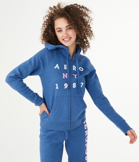 Aero NY 1987 Full-Zip Hoodie