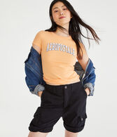 Aeropostale Logo Appliqué Graphic Tee
