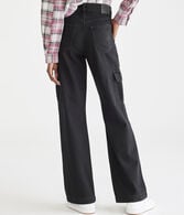 High-Rise Wide Leg Cargo Jean