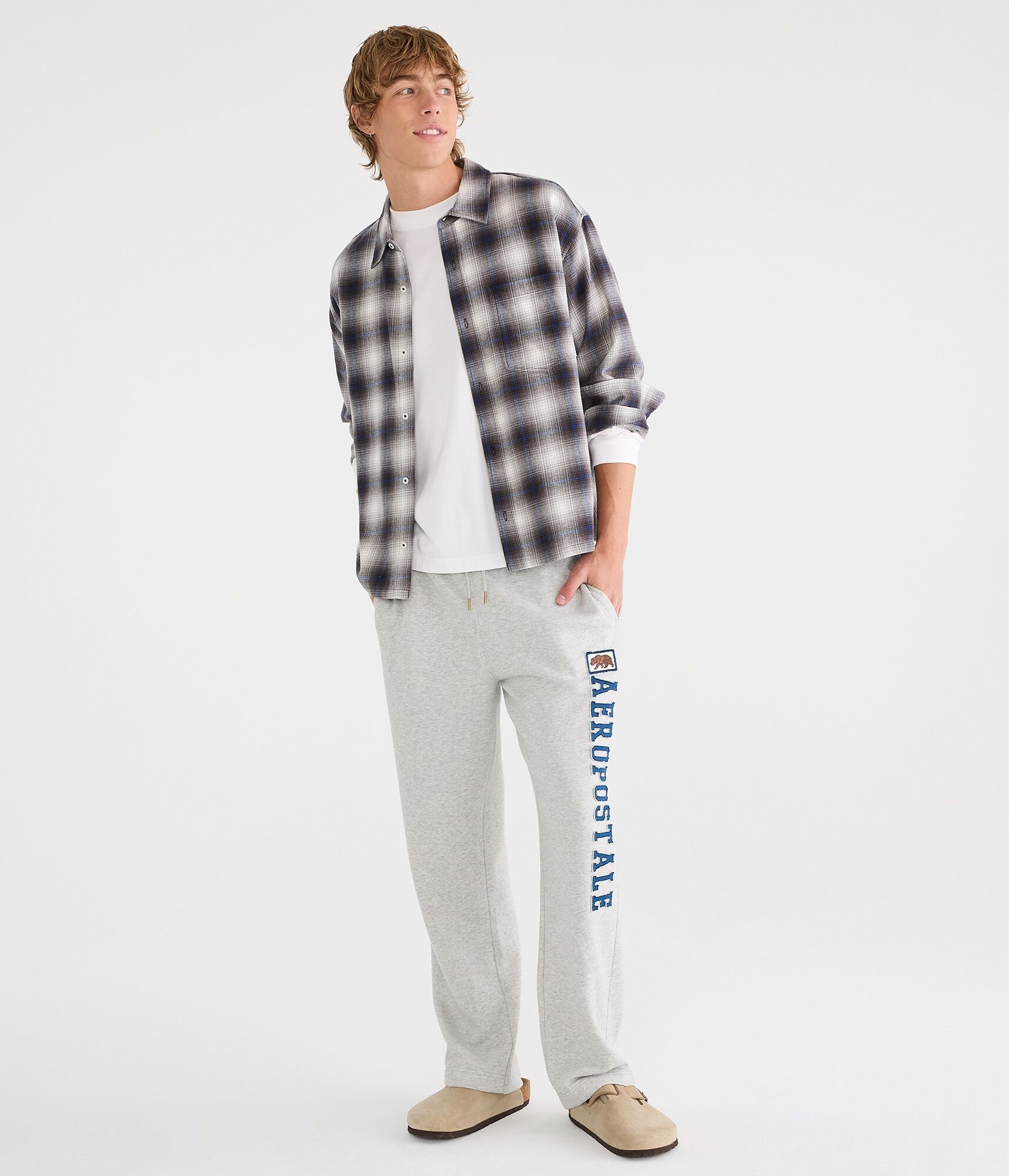 Aeropostale Bear Heritage Fleece Sweatpants