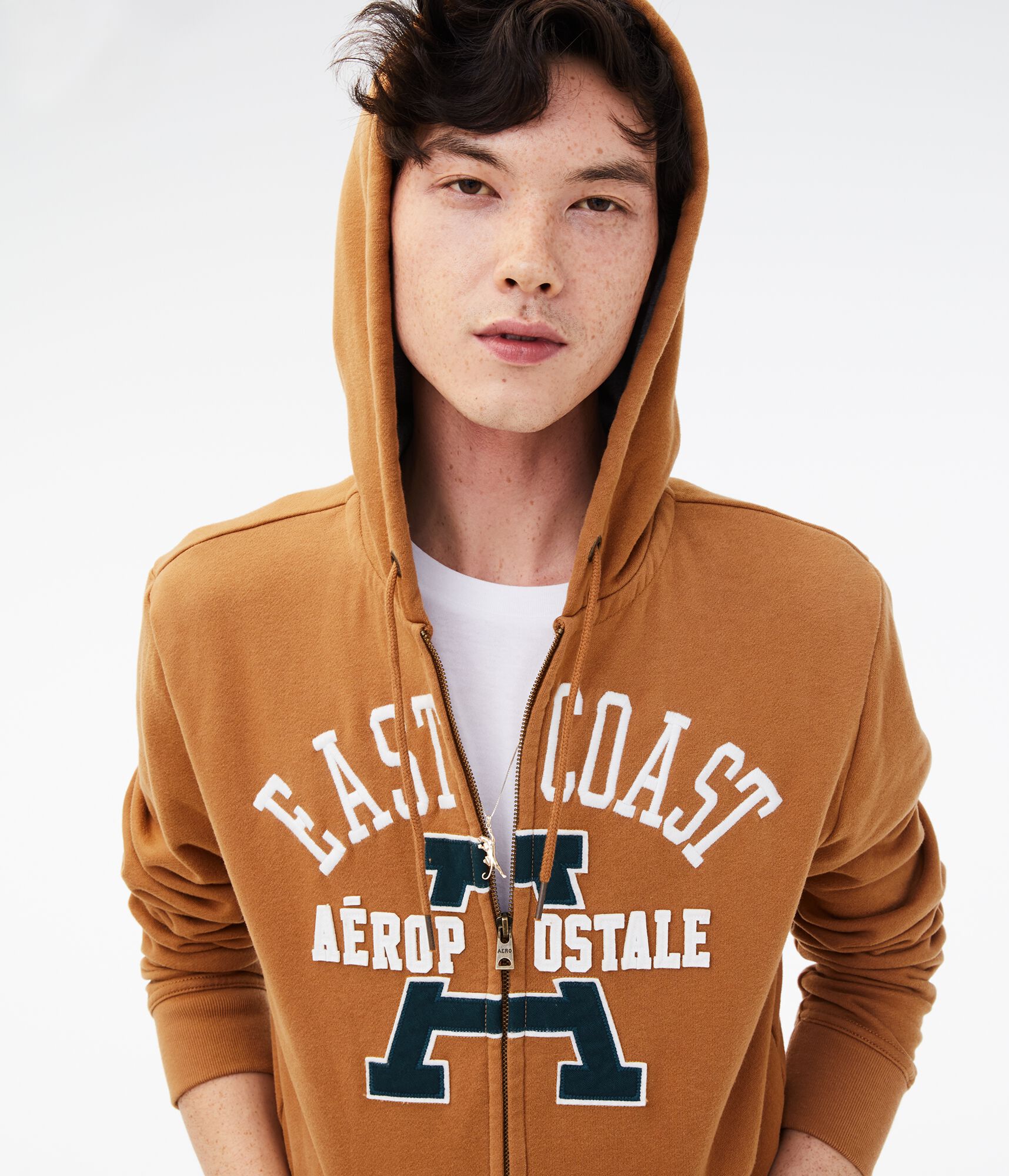 Large "A" East Coast Full-Zip Hoodie