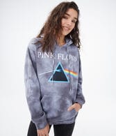 Pink Floyd Tie-Dye Oversized Pullover Hoodie
