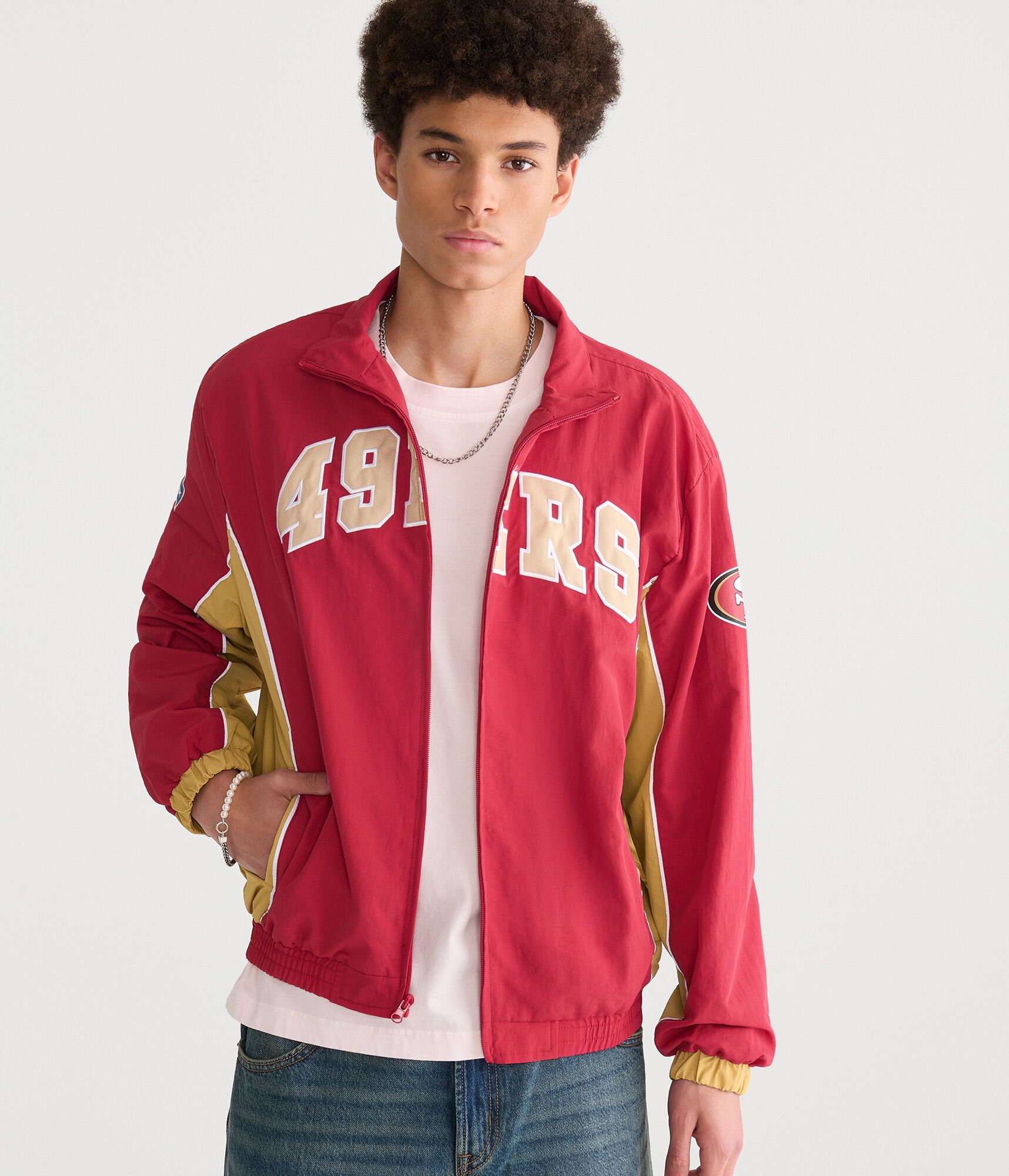 San Francisco 49ers Full-Zip Track Jacket