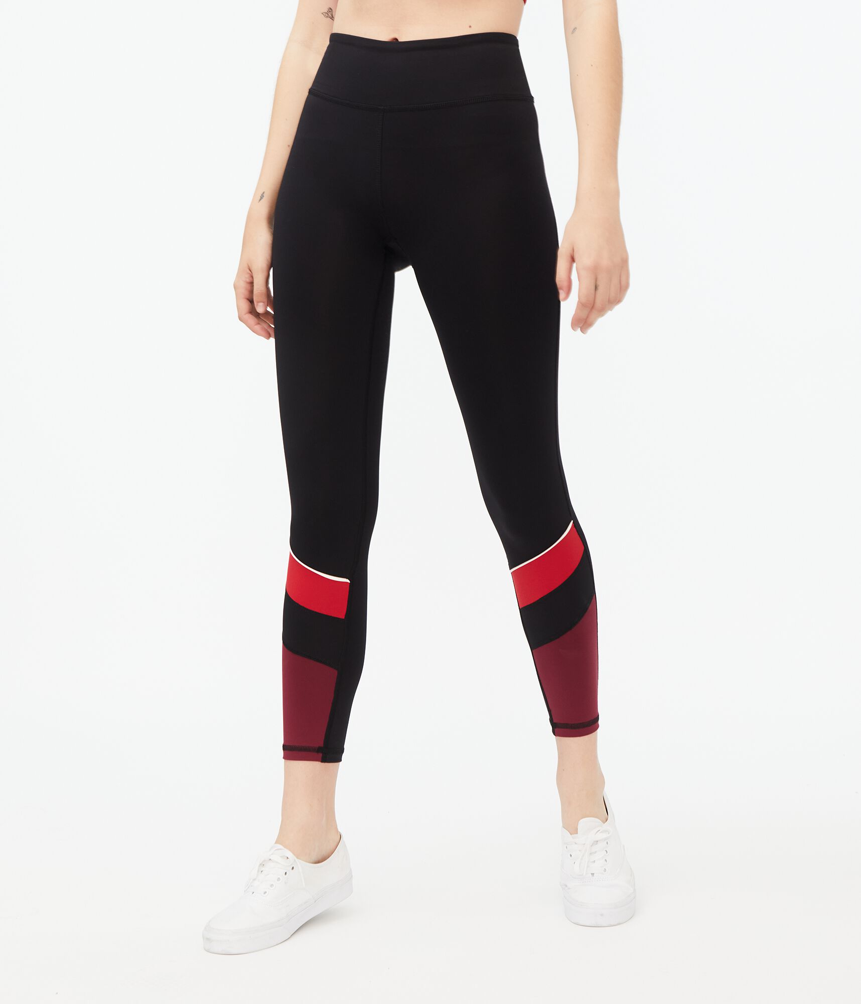 Colorblocked 7/8-Length Leggings