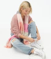 Solid Cropped V-Neck Sweater