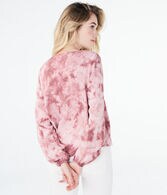 Long Sleeve Tie-Dye Top