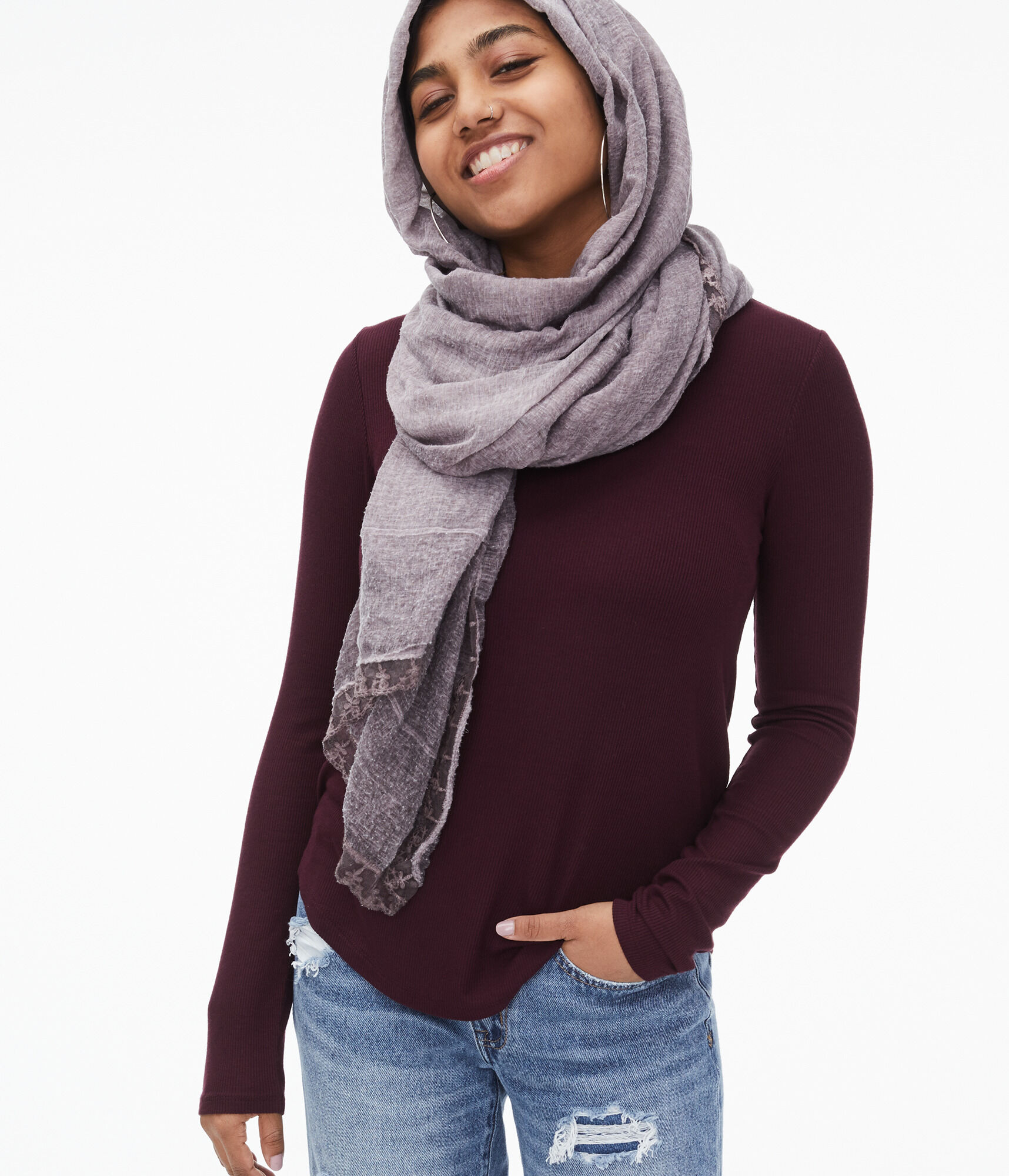 Long Sleeve Seriously Soft Ribbed Crew Tee