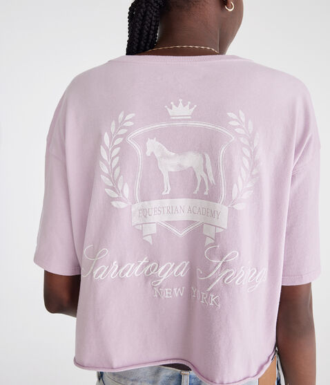 Saratoga Springs Notch-Neck Boyfriend Graphic Tee Saratoga Springs Notch-Neck Boyfriend Graphic Tee