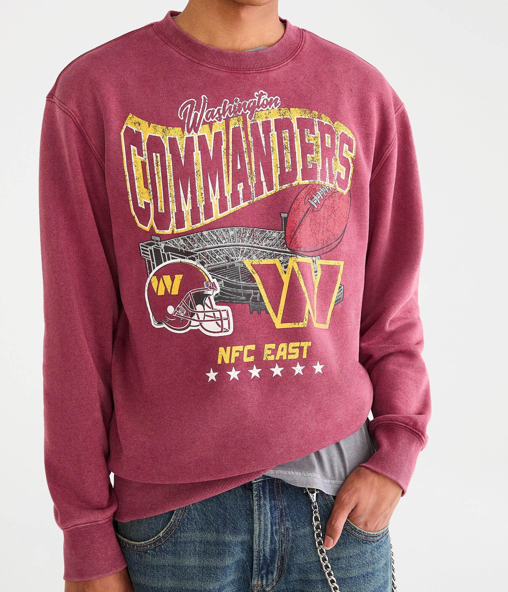 Washington Commanders Stadium Crew Sweatshirt