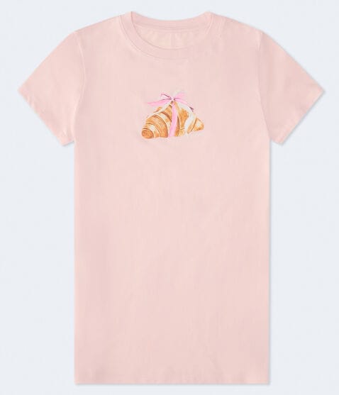 Croissant Bow Graphic Tee Croissant Bow Graphic Tee