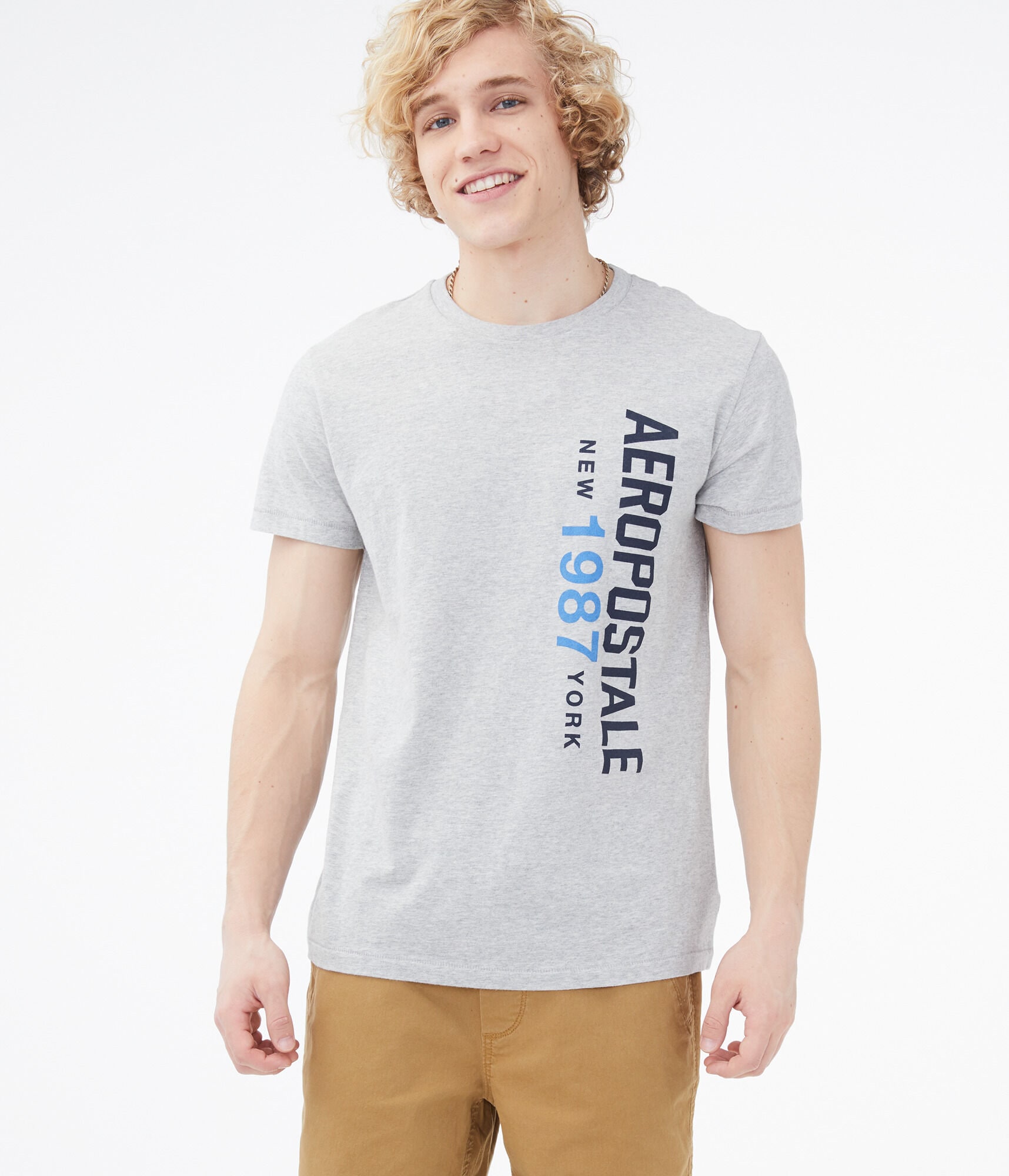 Vertical Aeropostale 1987 Logo Graphic Tee