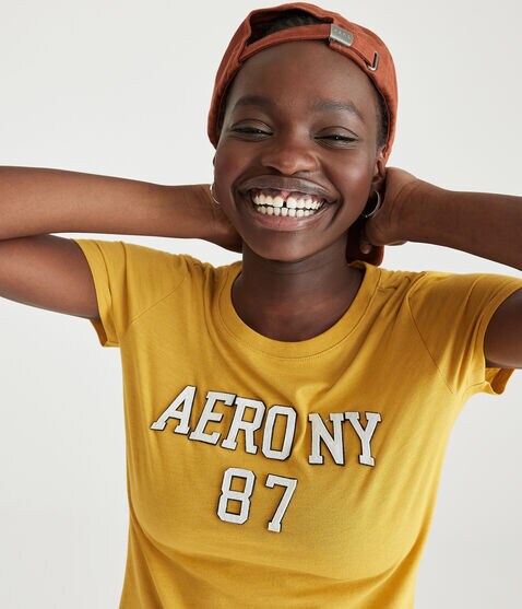 Aero NY 87 Appliqué Graphic Tee