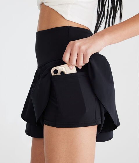 Air Soft High-Rise Flutter Shorts