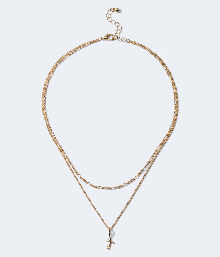 Flower Dual-Strand Necklace