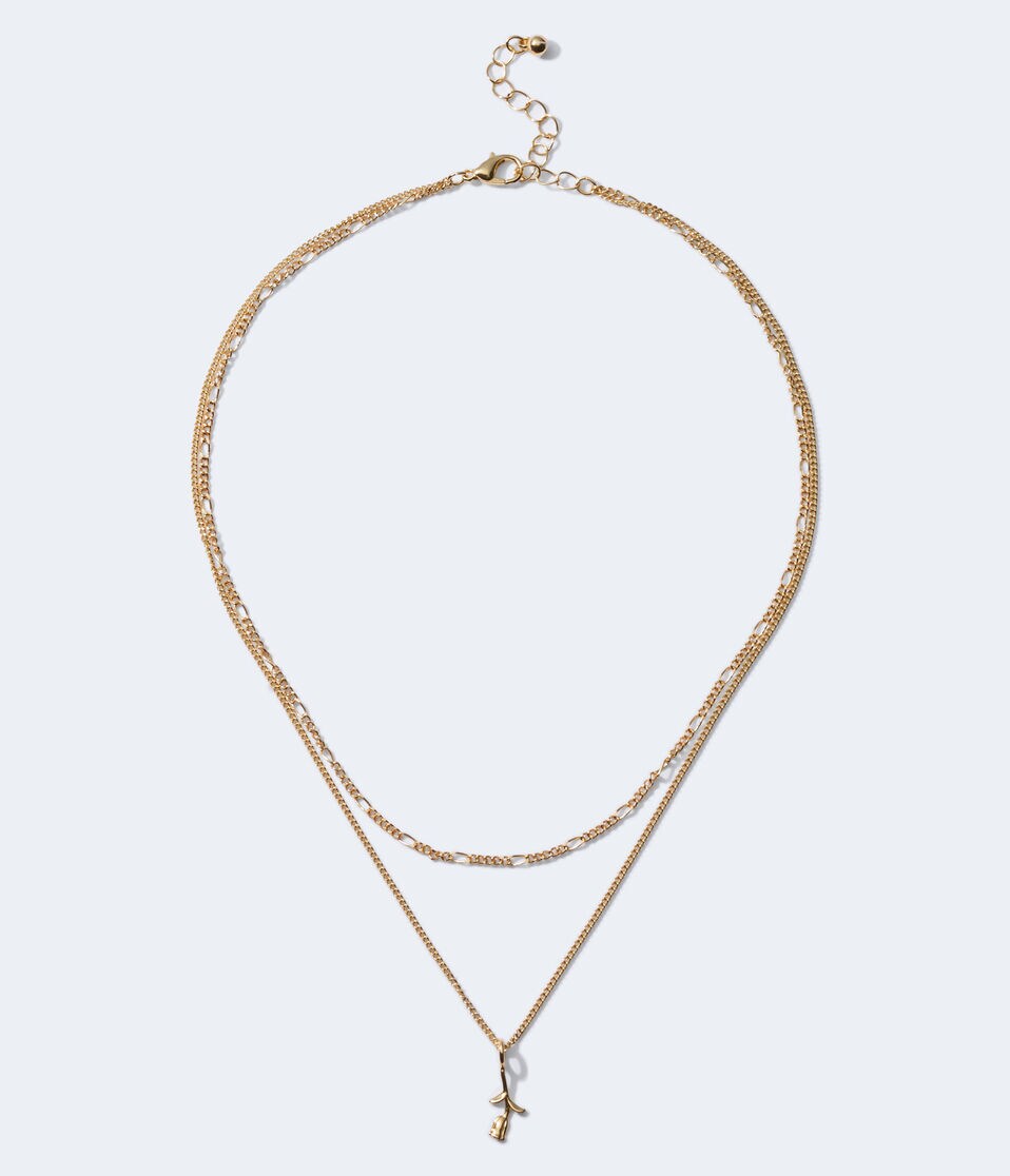 Flower Dual-Strand Necklace