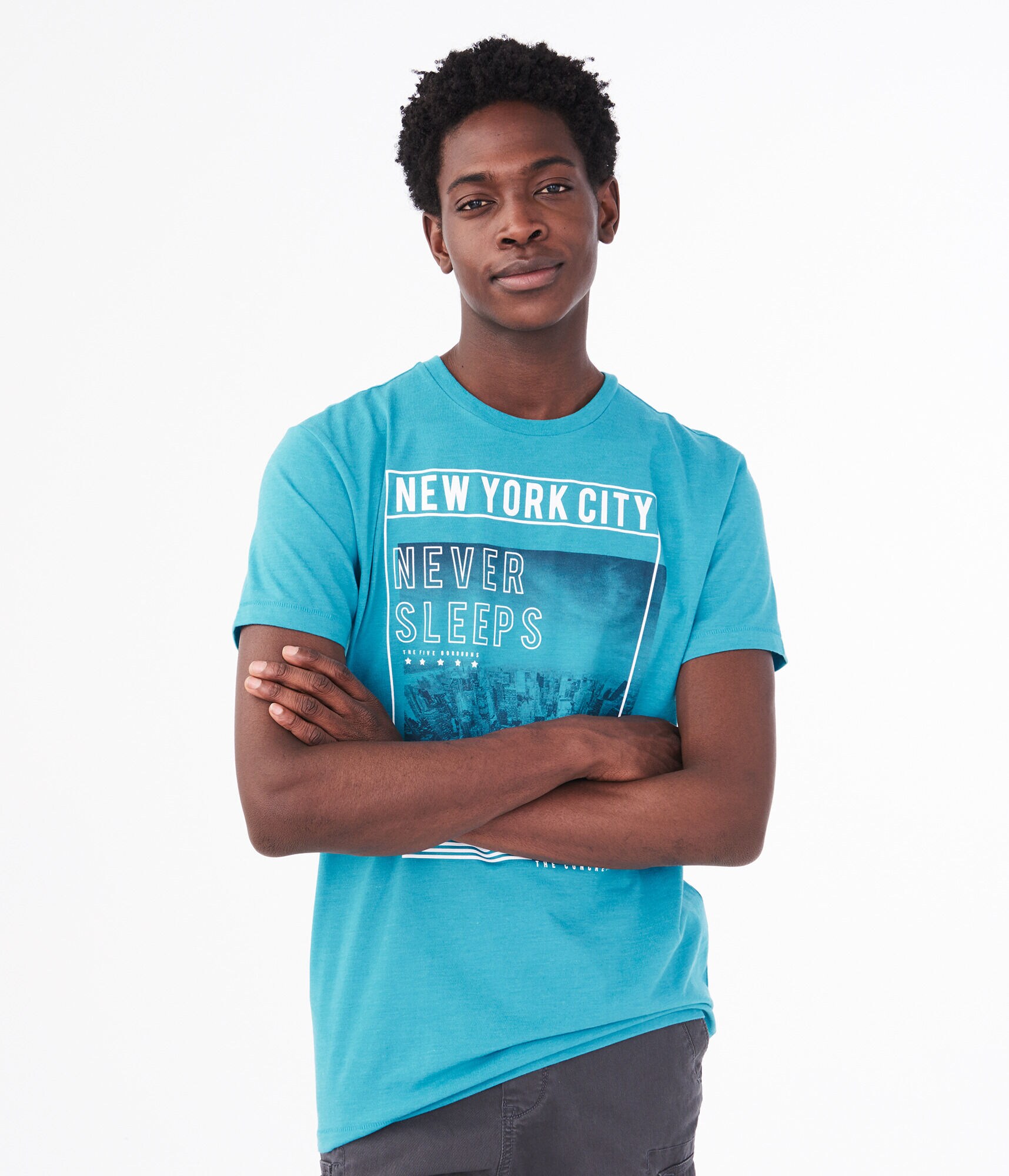 New York City Never Sleeps Graphic Tee