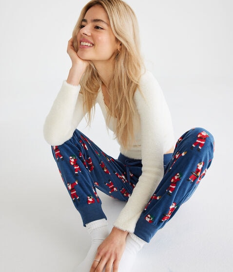 Boombox Santa Polyfleece Sleep Joggers Boombox Santa Polyfleece Sleep Joggers
