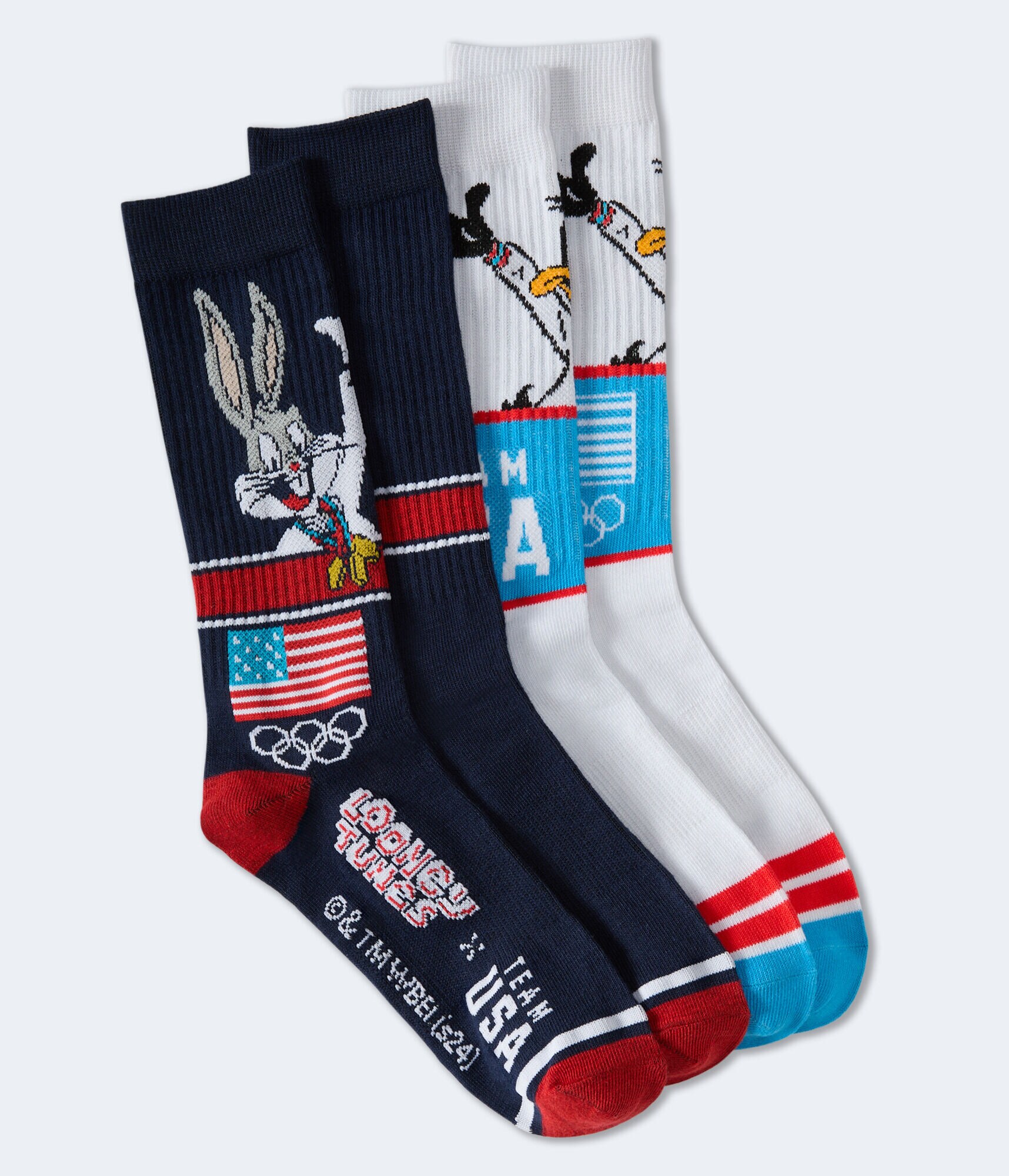 Looney Tunes x Team USA Crew Sock 2-Pack