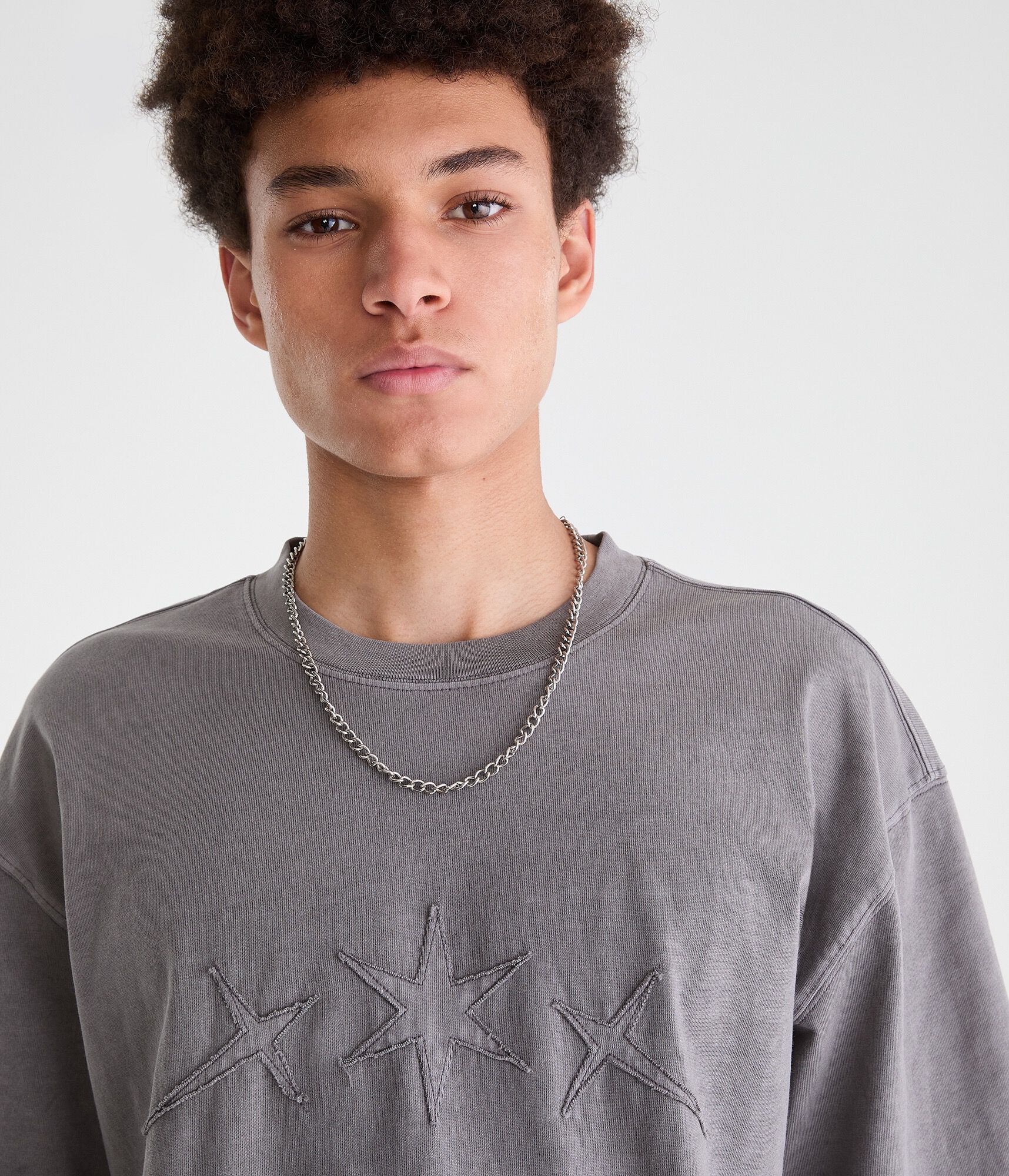 Tonal Stars Washed Graphic Tee