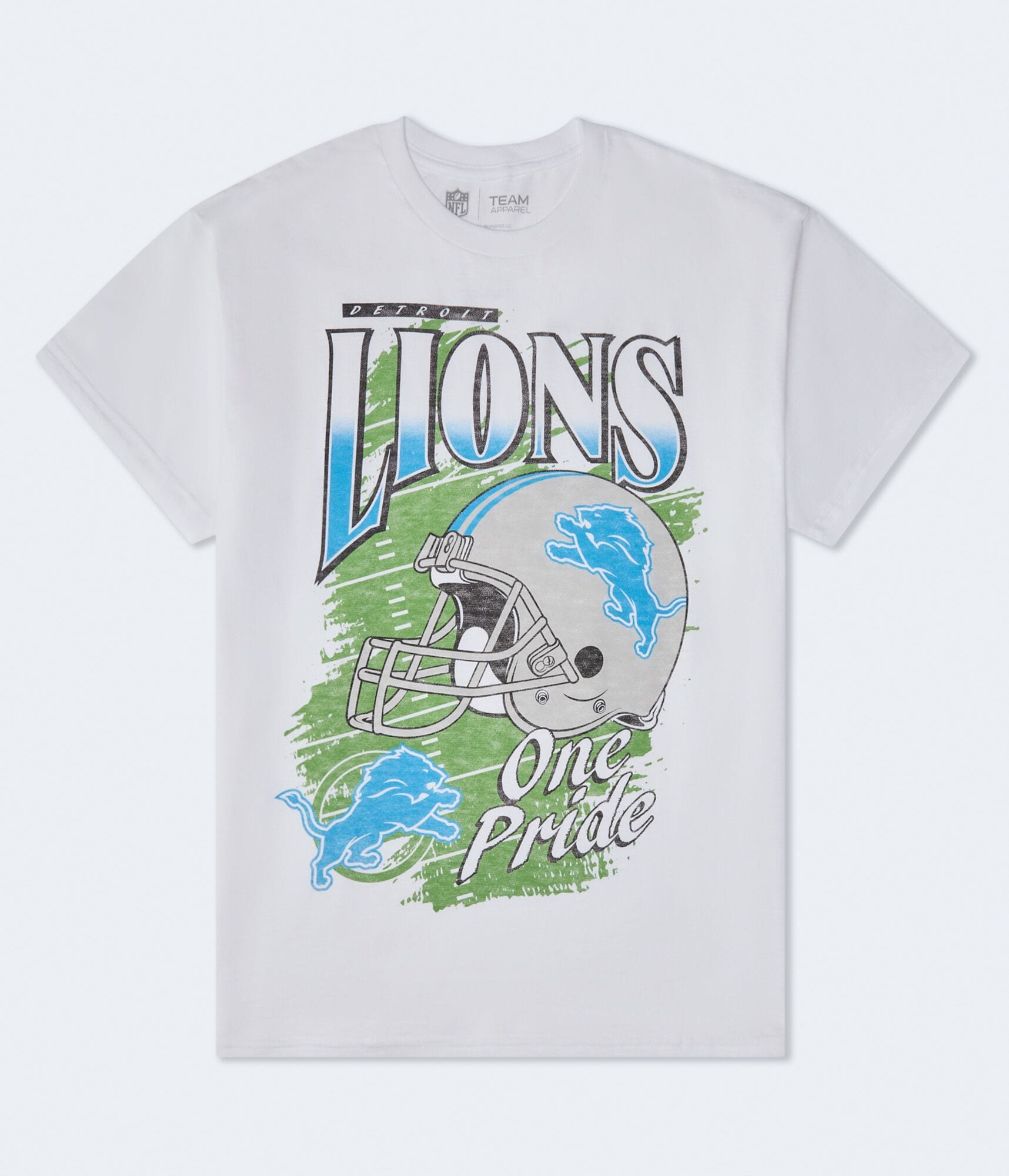 Detroit Lions Helmet Relaxed Graphic Tee