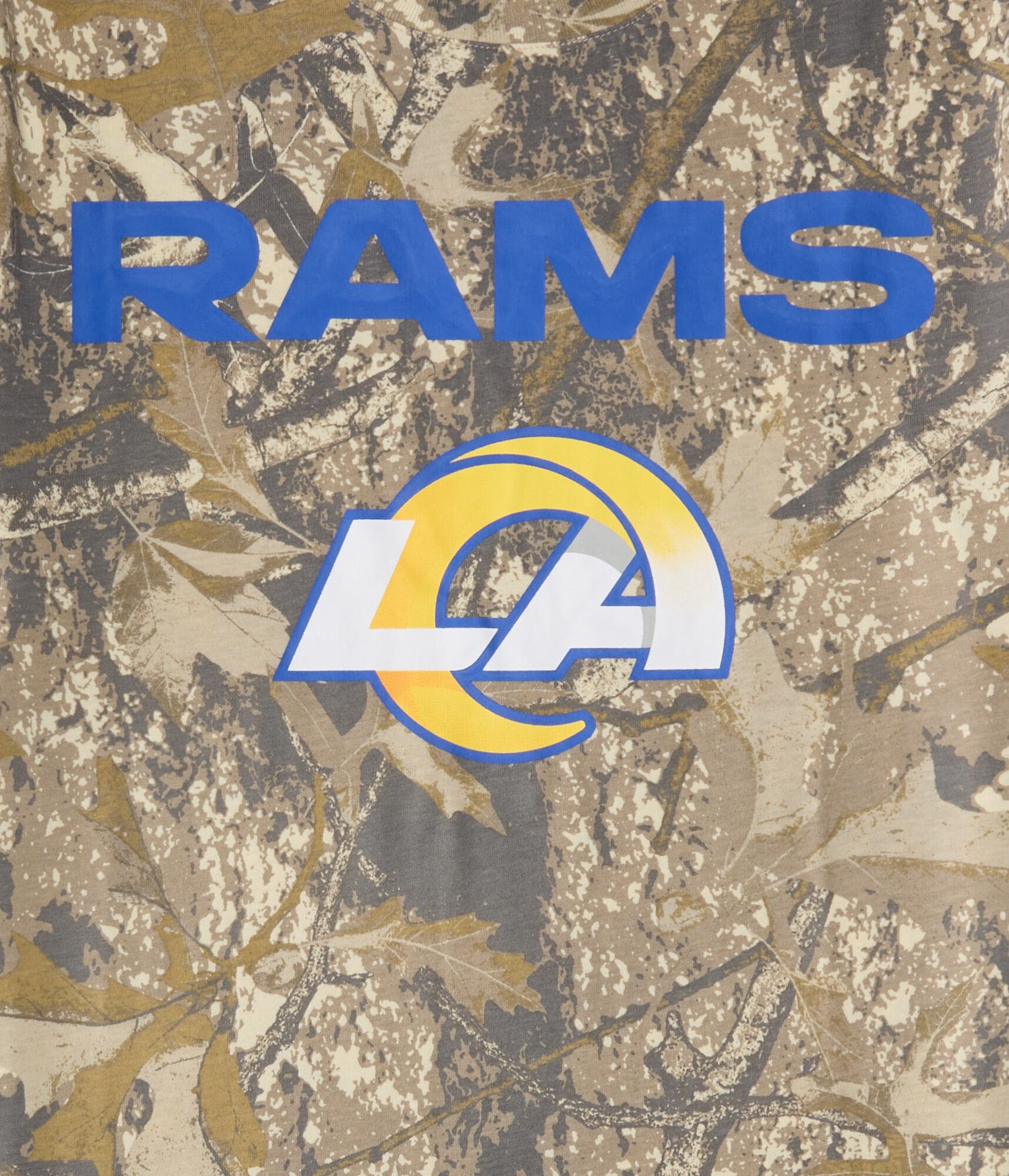 Los Angeles Rams Forest Camo Relaxed Graphic Tee