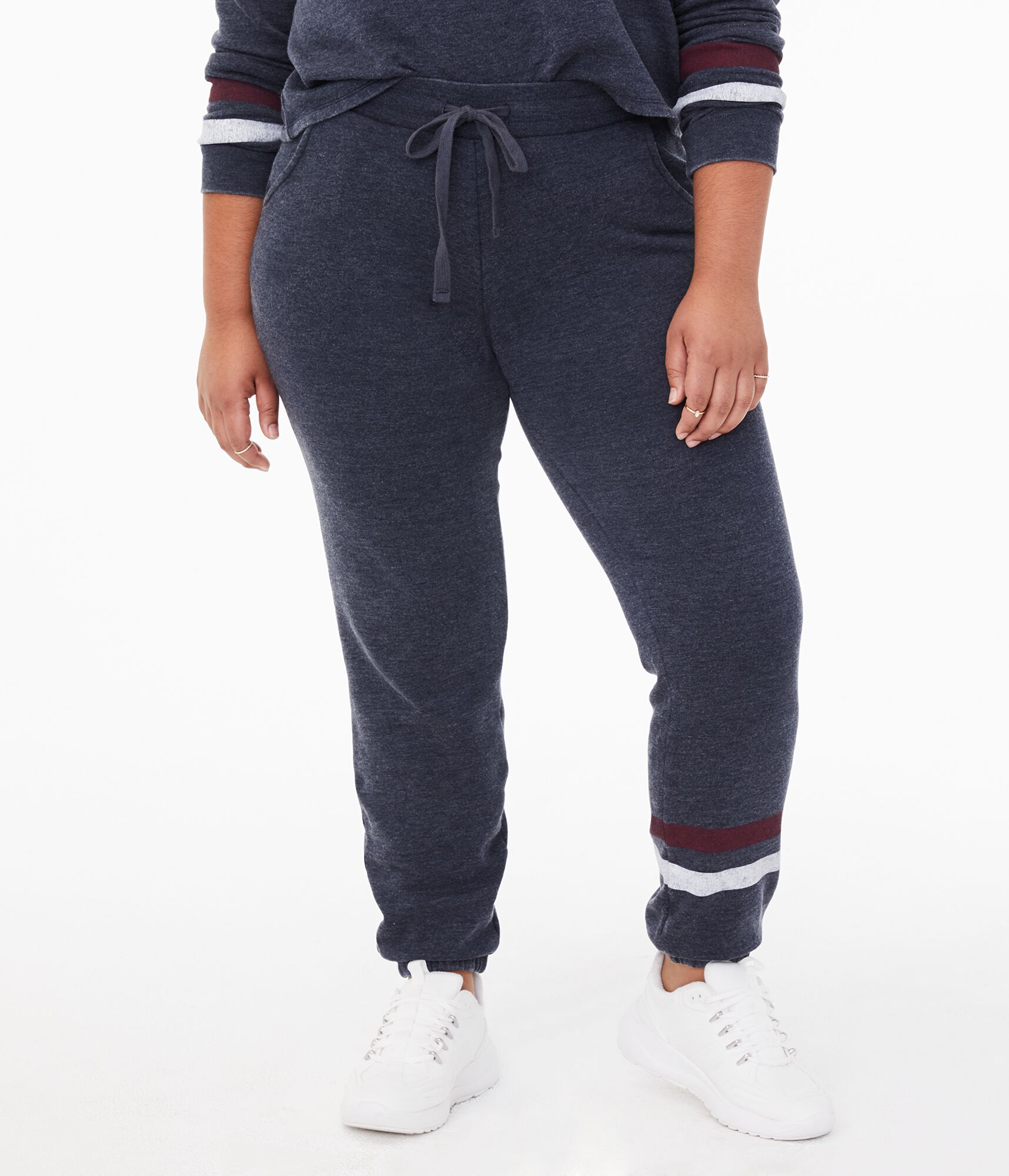 Stripe Cinched Sweatpants