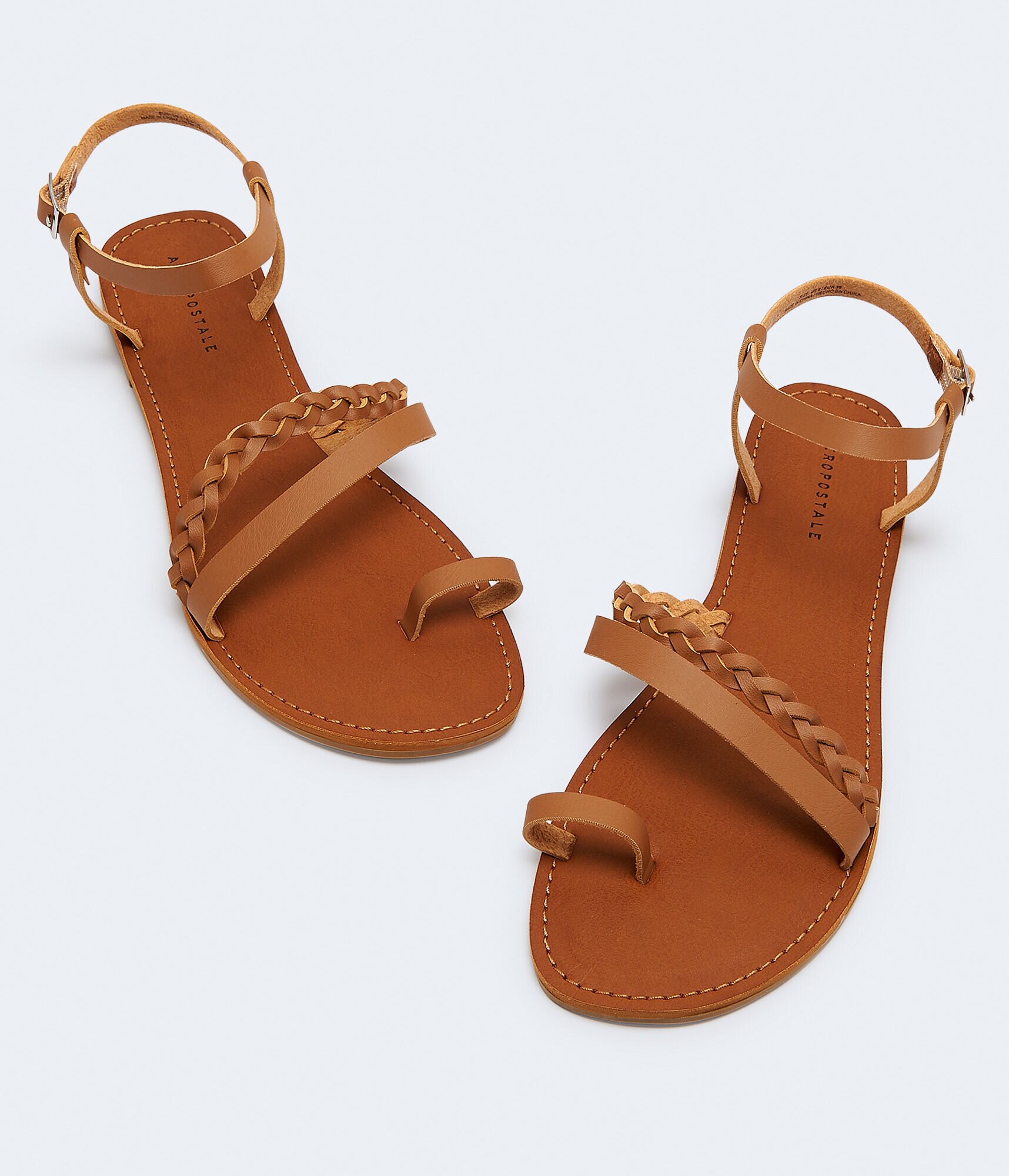 Faux Leather Multi-Strap Sandal