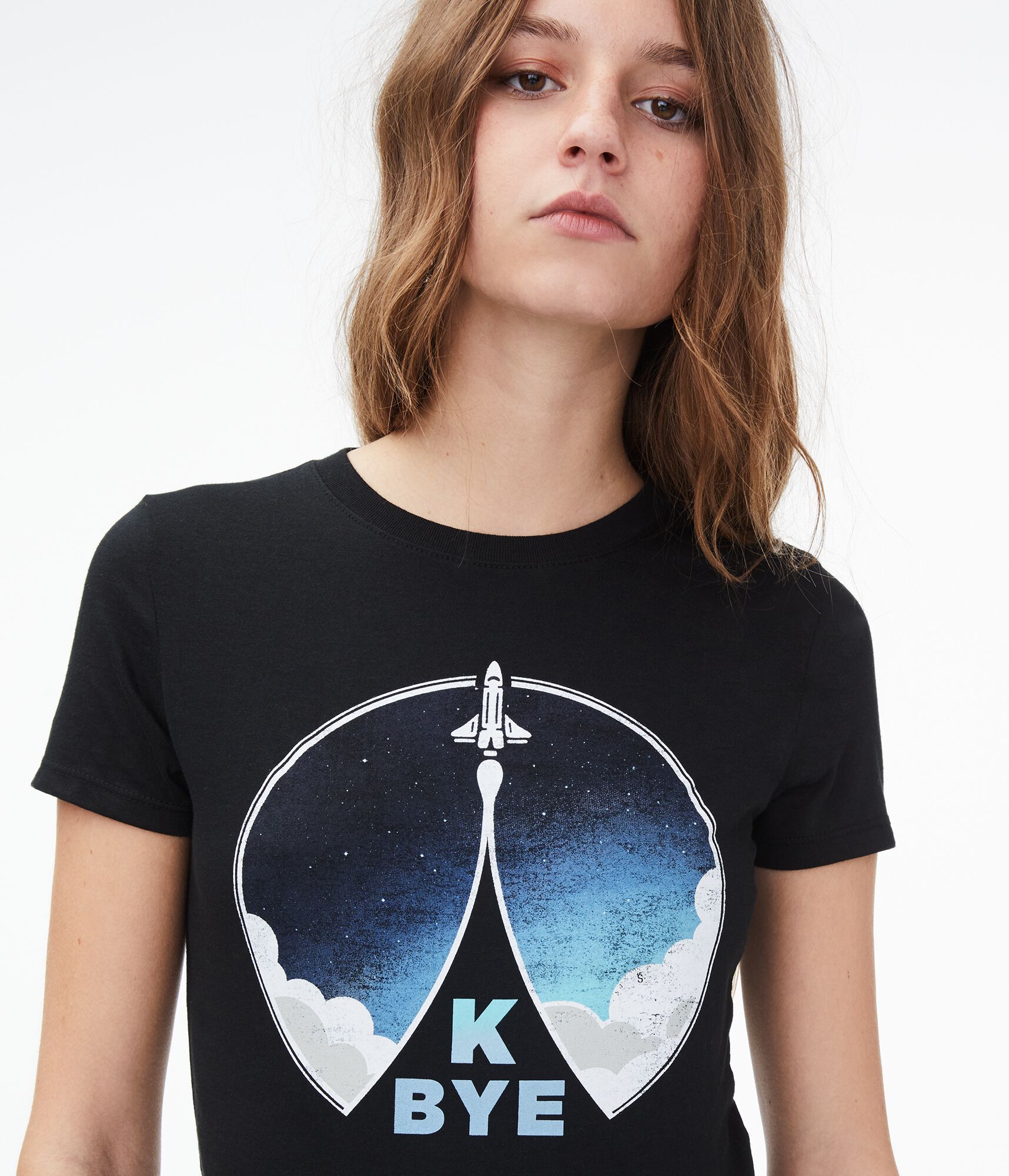 K Bye Space Shuttle Graphic Tee