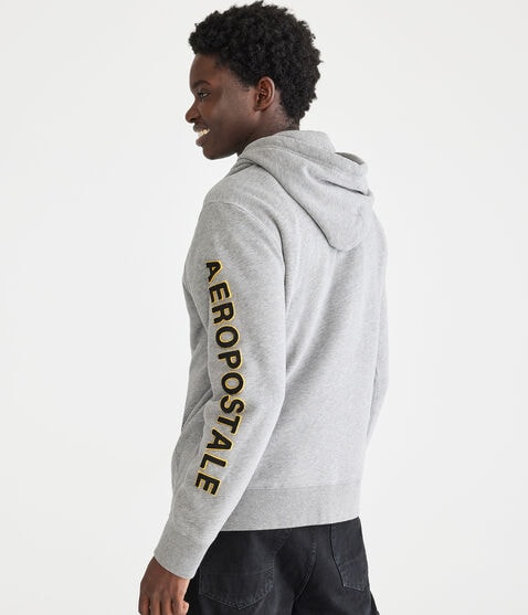 Gothic Aeropostale Logo Pullover Hoodie
