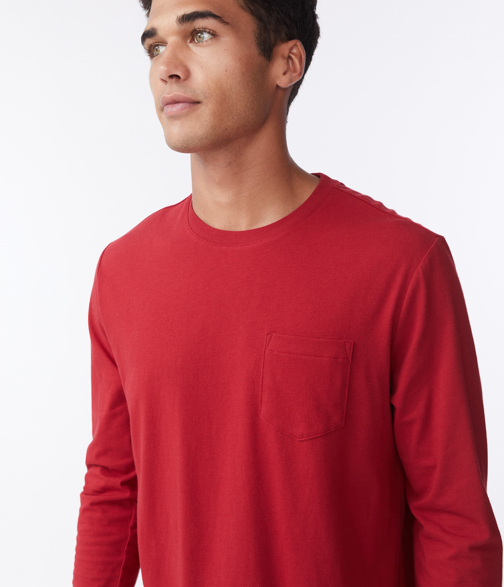 Long Sleeve Pocket Crew Tee