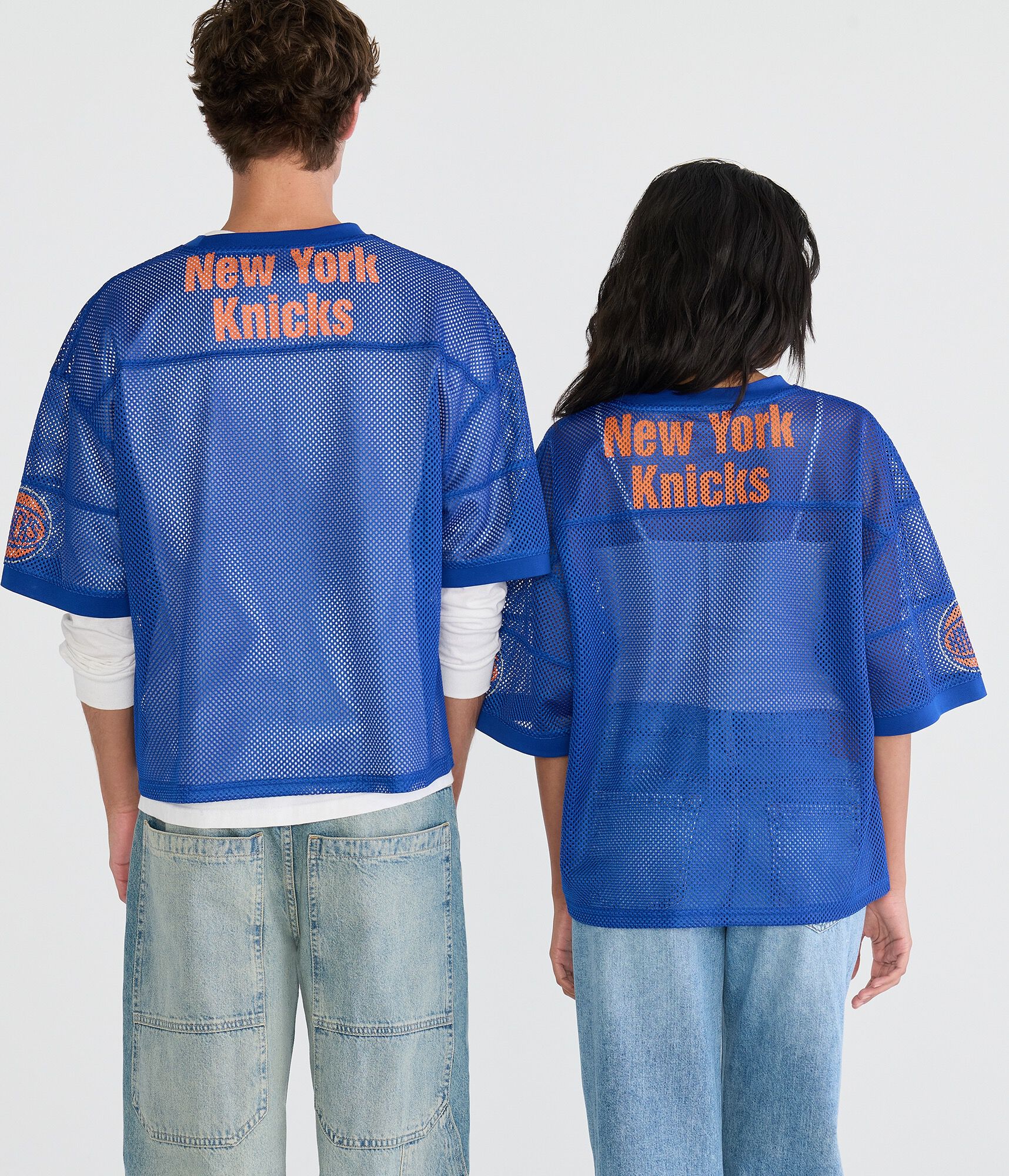 Property Of New York Knicks Boxy Mesh Tee