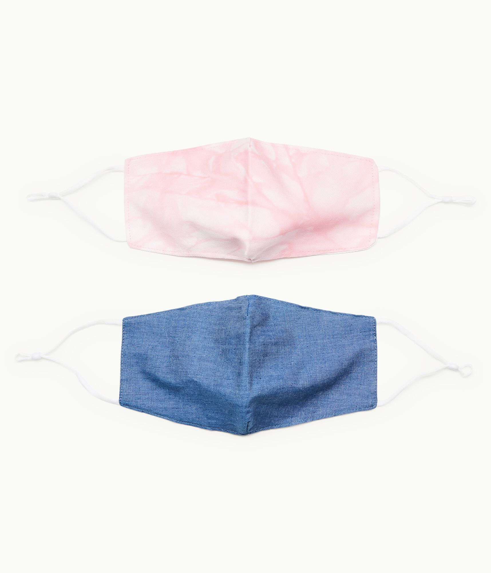 Final Sale - Tie-Dye &amp; Denim Mask 2-Pack