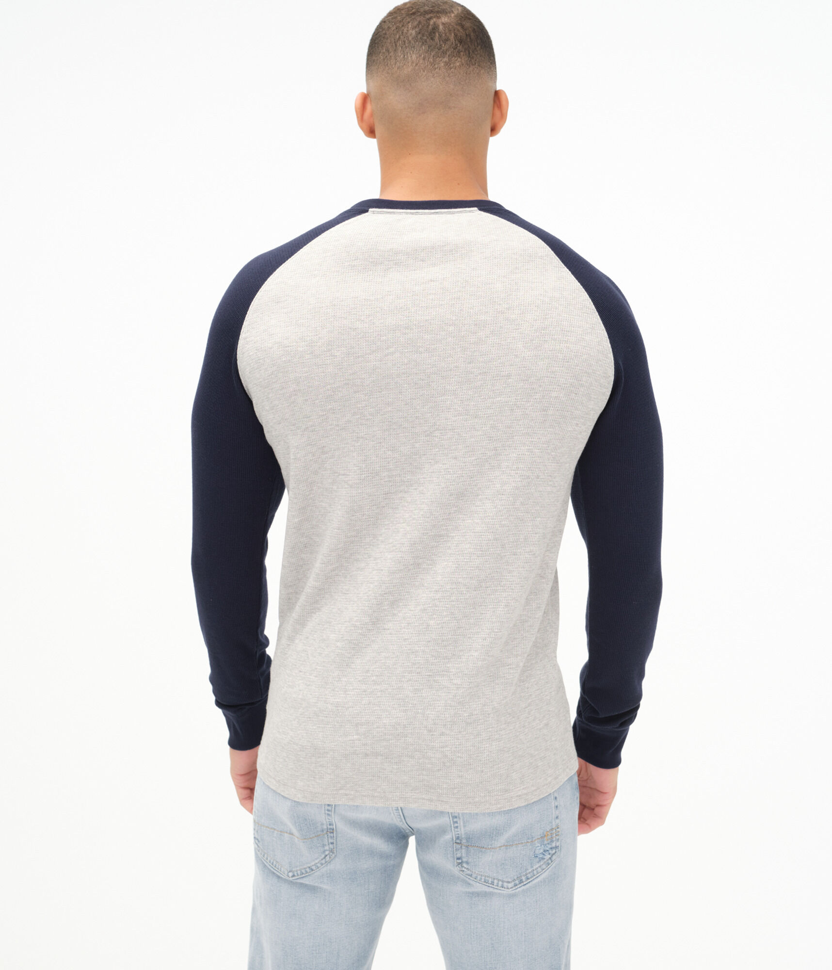 【KOOLOSET】Pigment Henley Neck Waffle Long Sleeve Men's Waffle Long Sleeve Henley - Gearhead Outfitters
