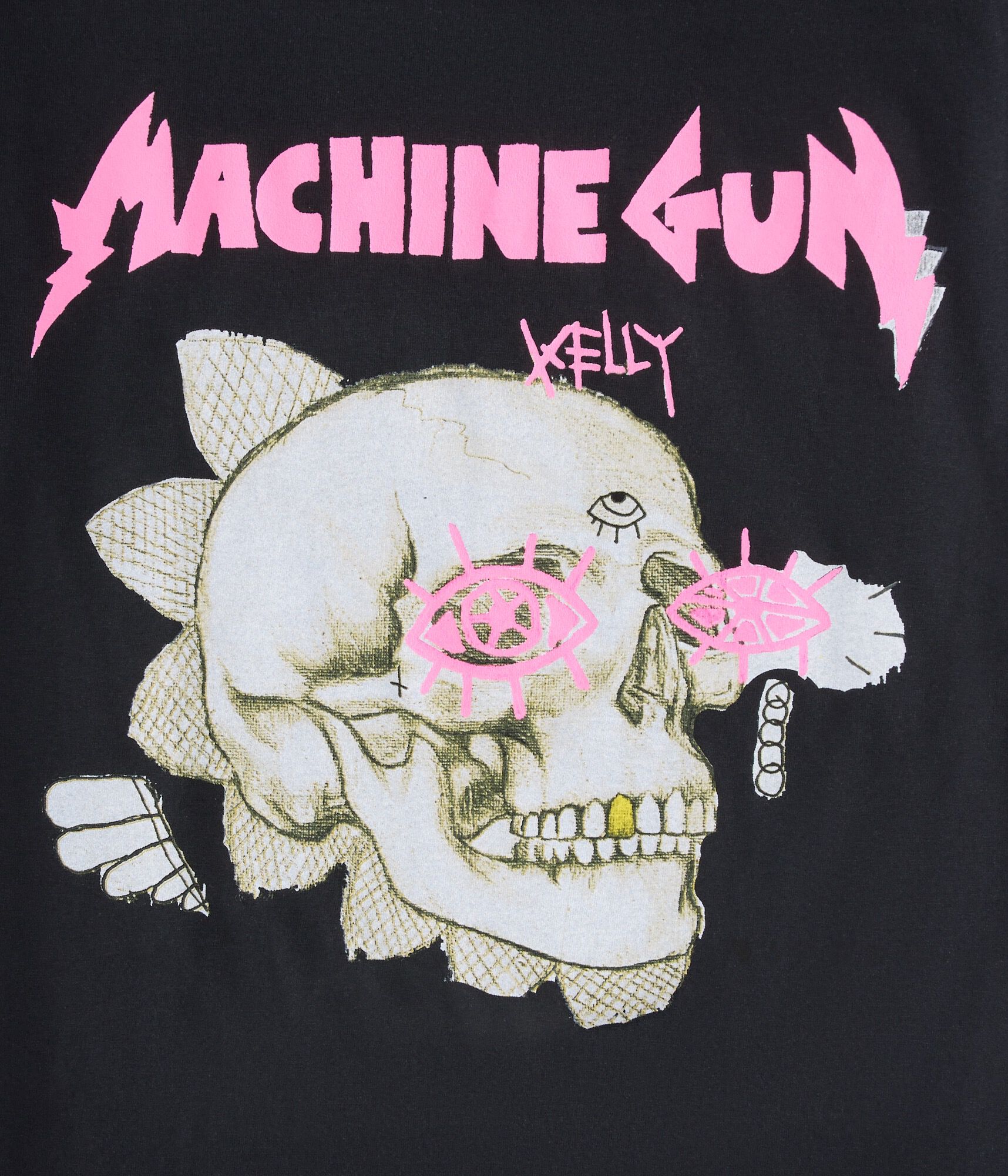 Machine Gun Kelly Skull Relaxed Graphic Tee