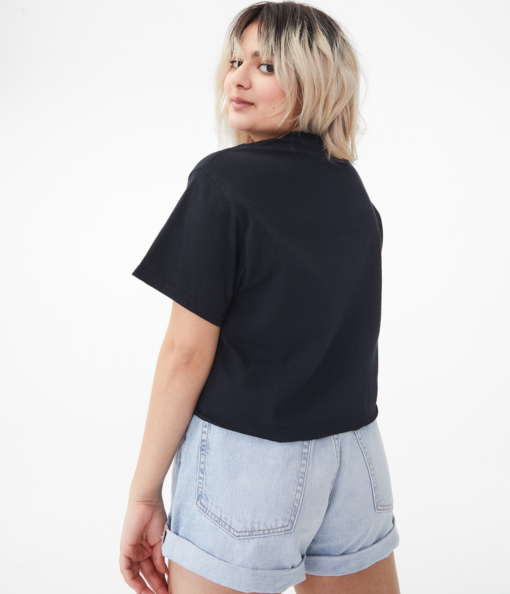 Metallica Sun Cropped Graphic Tee