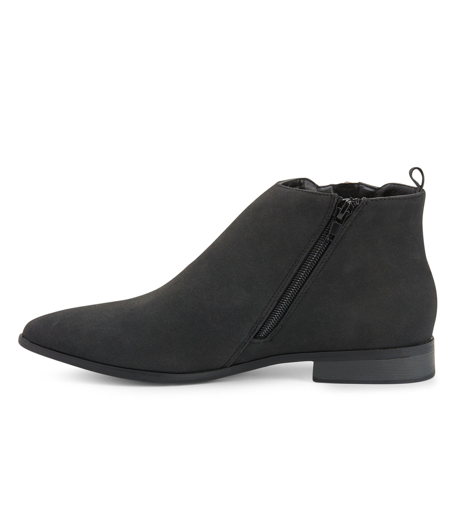 Faux Suede Ankle Bootie