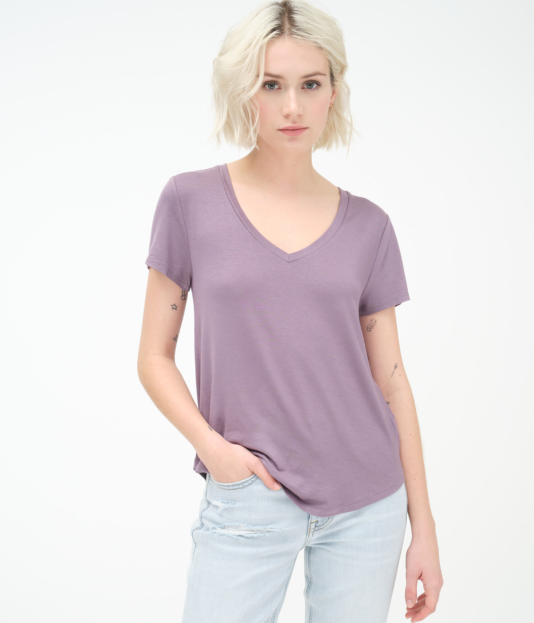 Seriously Soft V-Neck Tee
