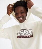 Aero New York Box Logo Pullover Hoodie