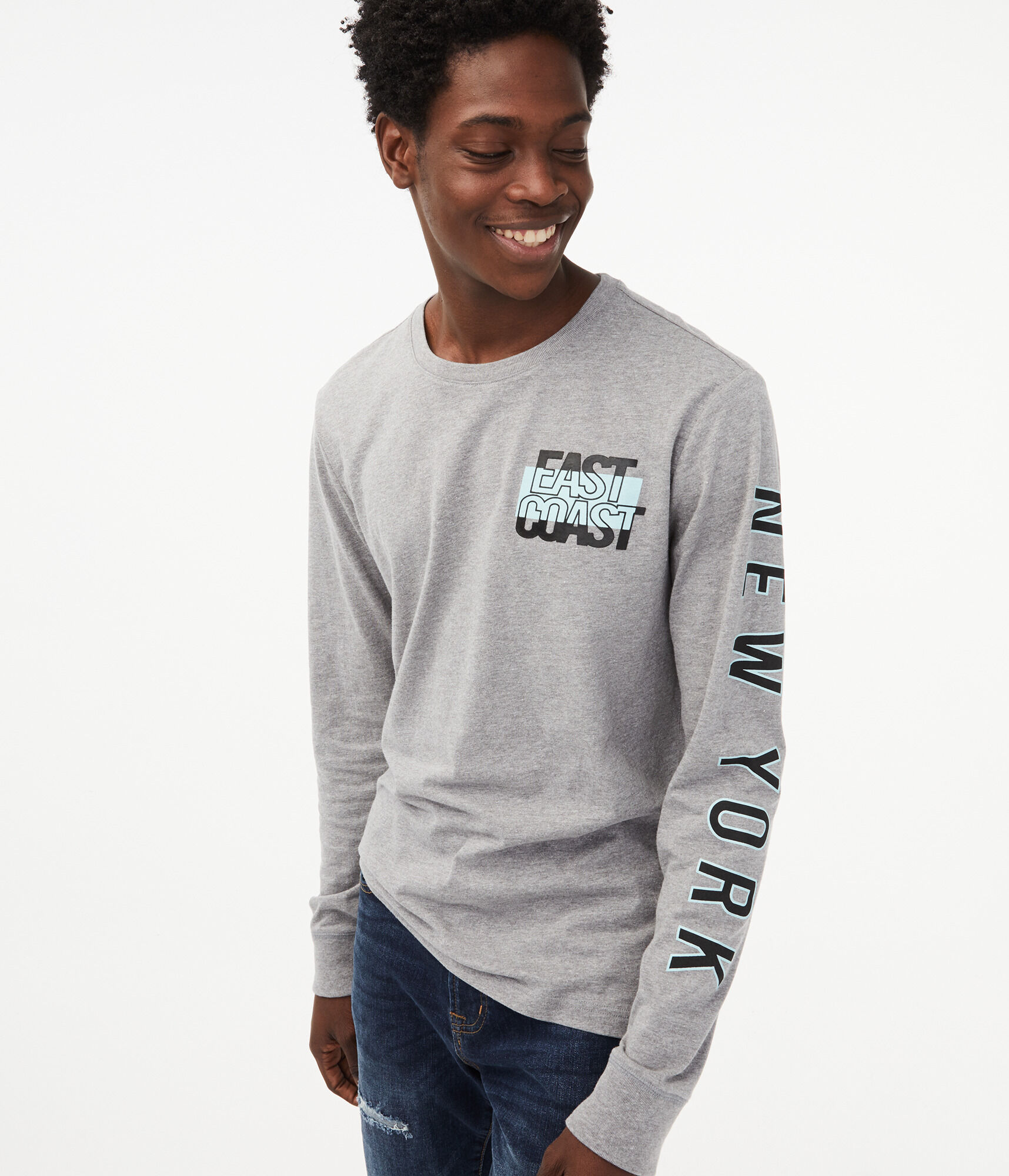 Long Sleeve East Coast Graphic Tee