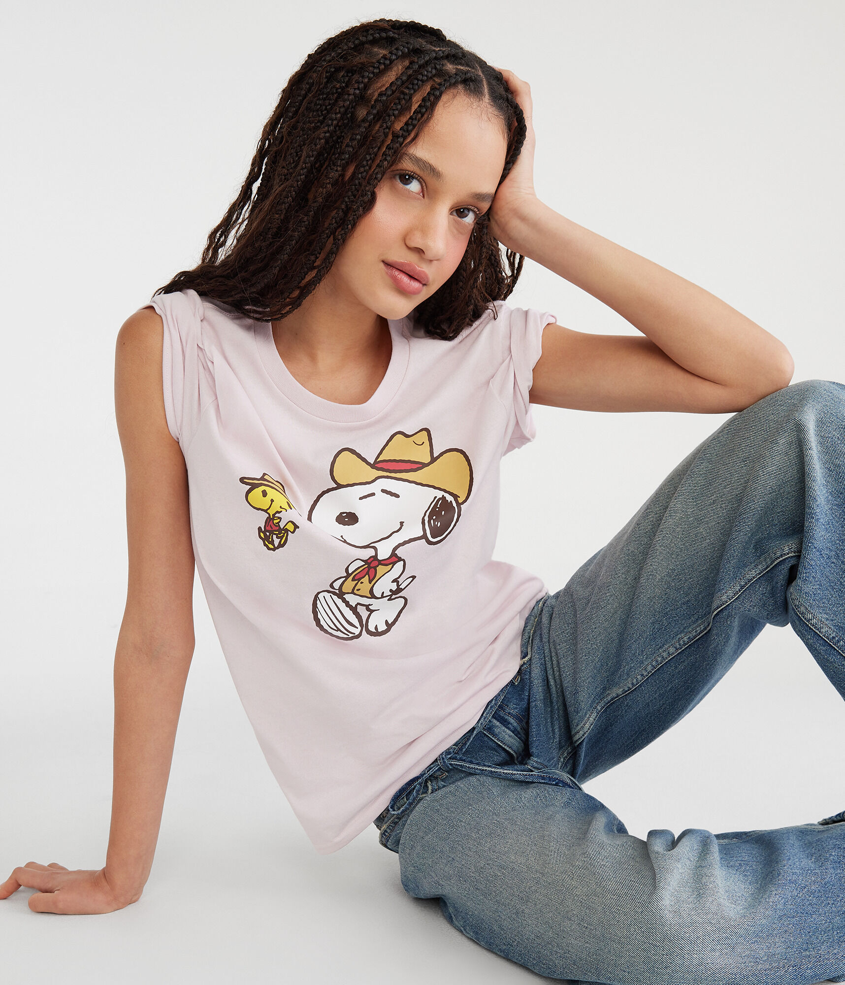 Peanuts® | Aéropostale Western Snoopy Boyfriend Graphic Tee