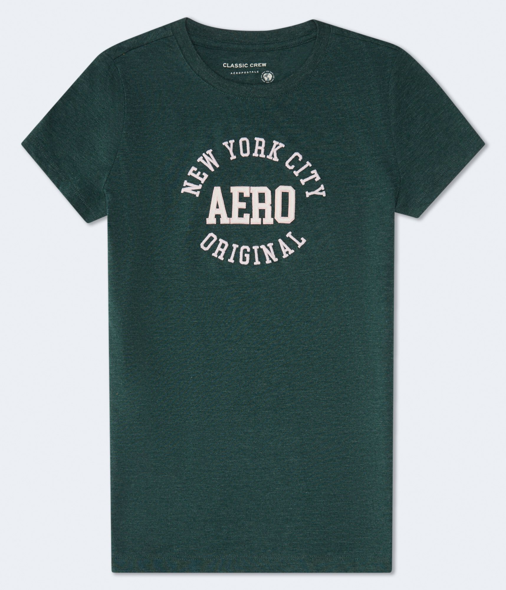 Aero NYC Circle Appliqu&eacute; Graphic Tee