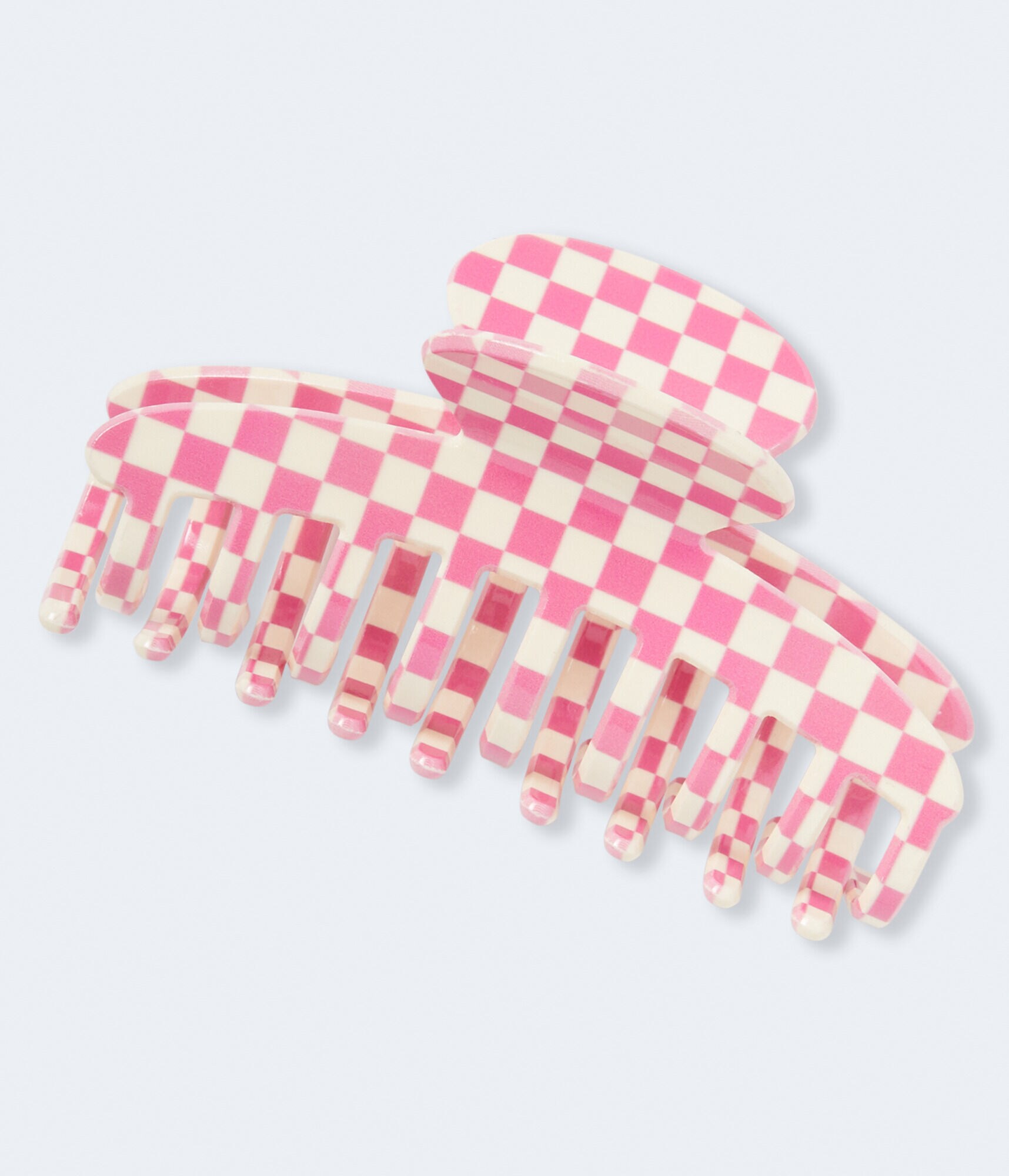 Checkerboard Claw Hair Clip