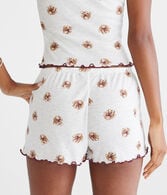 Bunnies Knit Sleep Shorts