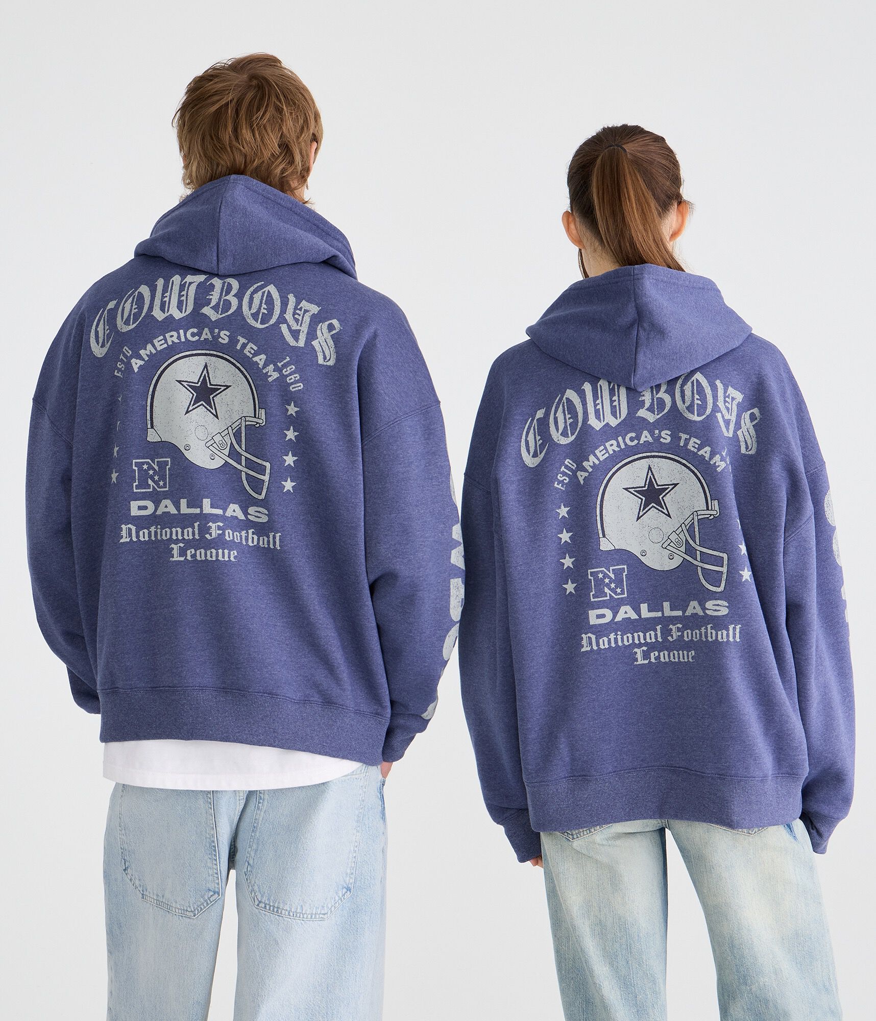 Dallas Cowboys Embroidered Pullover Hoodie