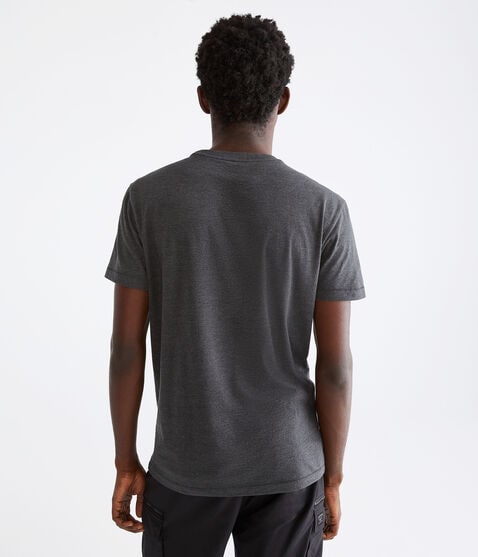 Aero New York Box Logo Appliqué Graphic Tee