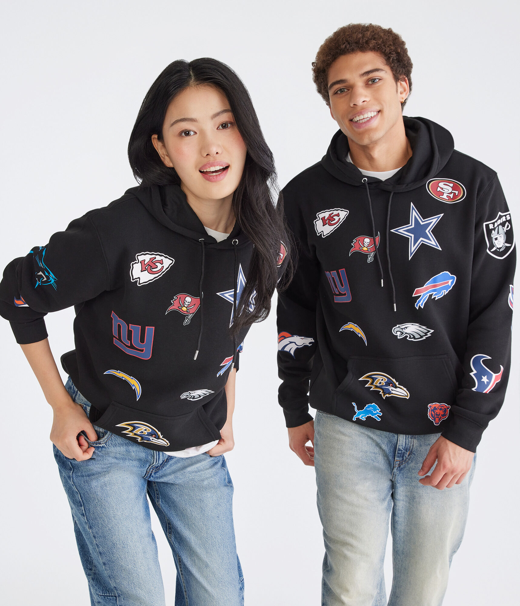 NFL Big Team Logos Pullover Hoodie