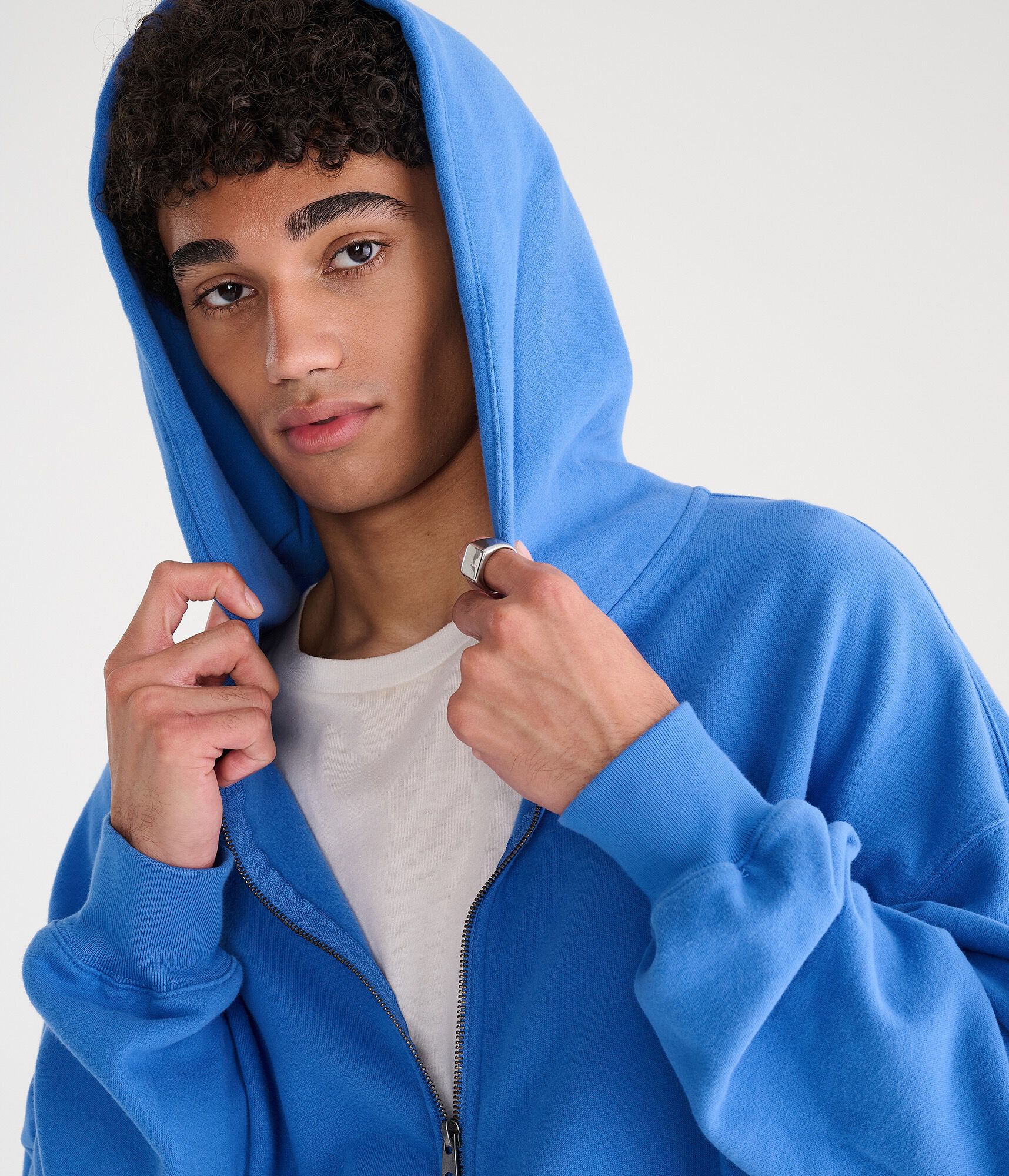 Cloud Soft Boxy Full-Zip Hoodie