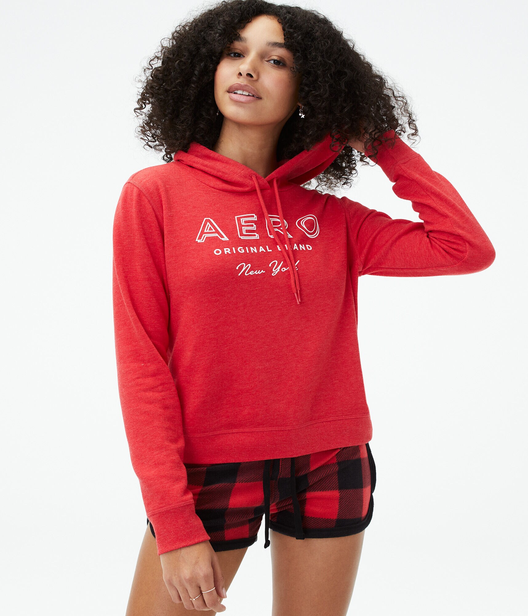 Aero Original Brand Foil Pullover Hoodie
